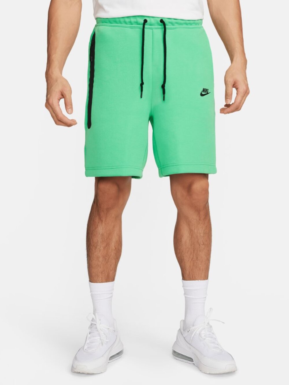 Nike Sportswear Tech Fleece Men's Shorts Spring Green Black Size Large